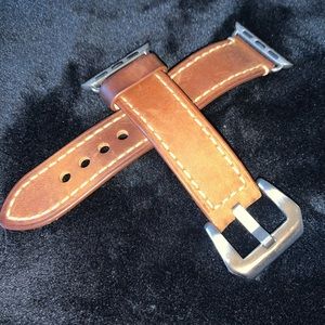 38mm Brown Leather Apple Watch Band